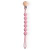Beech Wood Pacifier Clip Silicone Chain Anti-Drop Baby Accessories Pacifier Chain Nipple Holder Nipple Clip Cartoon Dummy Holder