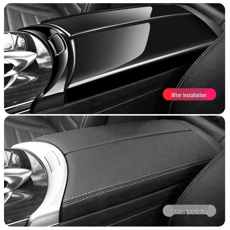 Naklejka dekoracyjna na pokrywę podłokietnika Mercedes-Benz Klasy C/GLC