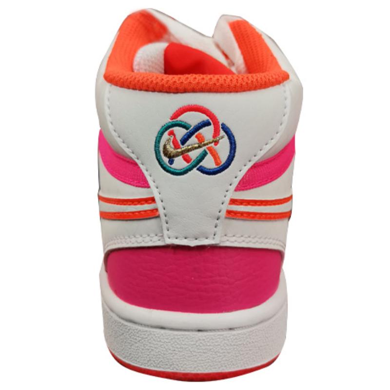 Nike Court Vision Mid Shoes For White/Pink Women's  DD8494-181