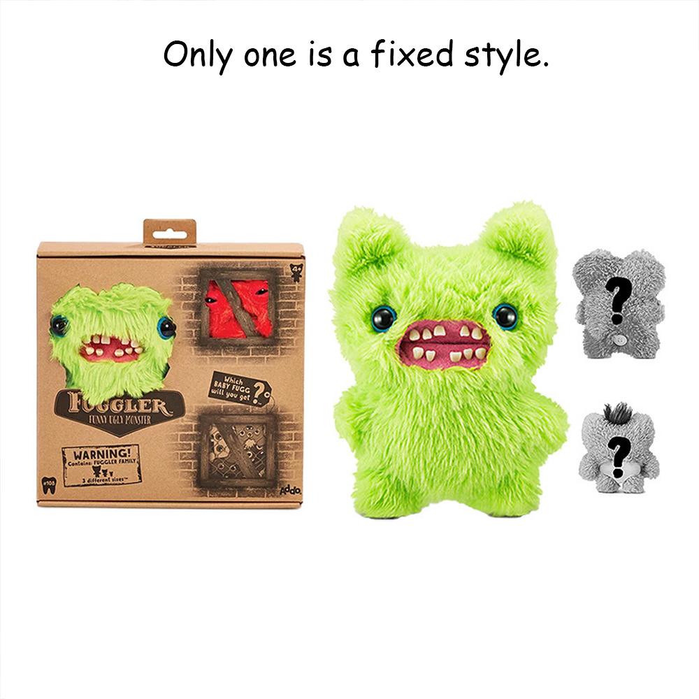 FUGG FAMILY Ugly Fuggler Tooth Monster Original Plush Toys MINI RASCALS BABY MOSTER Stuffed Filled Doll Gift for Kids