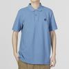 Timberland Outdoor Casual Solid Color Short Sleeve Polo Shirt Men Tops Sky-Blue A62T5-DJ5