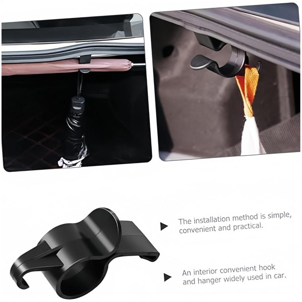 2PC Car Umbrella Holder Multifunctional Trunk Back Stand Boot Organizer Headrest Purse Automotive Truck Stroller
