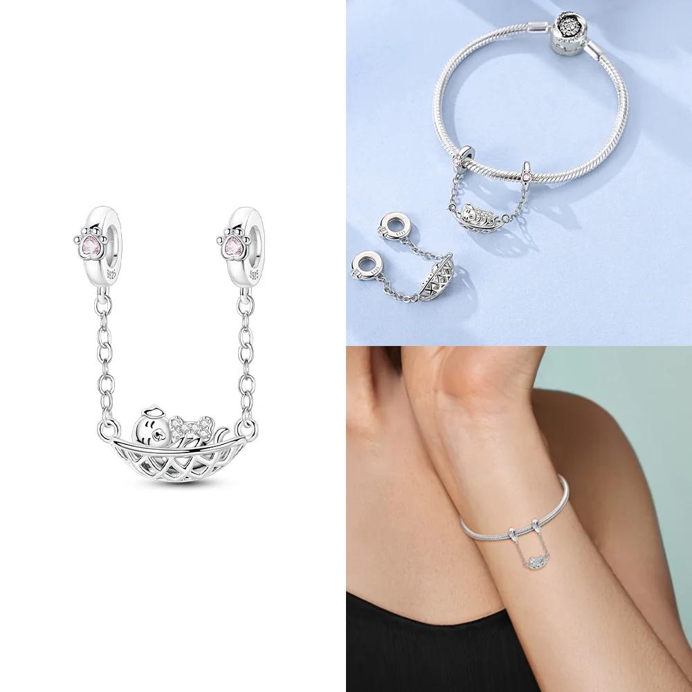 Exquisite Original Blue Zircon Leaf Dress Charms Beads Fit Bracelet Charms Copper Women Jewelry Making Diy Accessory Gifts