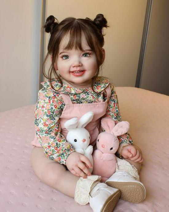 70cm Lifelike Reborn Toddler Doll Cammi 70 cm cloth body
