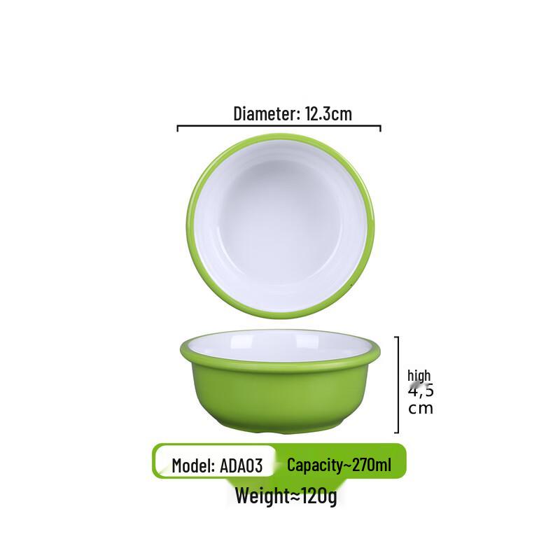 Qianxing Melamine Fast Food Tableware Set