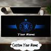 Custom Name Mouse Pad Chelsea Football Club Crest Mouse Pad, Gaming Mouse Pad, Keyboard Pad, Desk Decor for Computer Notebook Fan Birthday Gift