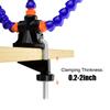 Bench Vise Table Clamp Soldering Station with Flexible Arms Soldering Iron Holder PCB Welding Repair Third Hand Tool