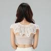 Girls Clothing Accessories Lace False Collar Hollow Shawl Cloud Shoulder Pearl Lace Shawl Antique Jewelry Fashion Accessories