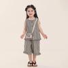 Summer Sleeveless Vest Tank Tops Shorts Set for Girls Tank Top + Shorts Kids 2 Piece Cotton Casual Outfits Set Toddler Baby Girl Cute Clothing Set