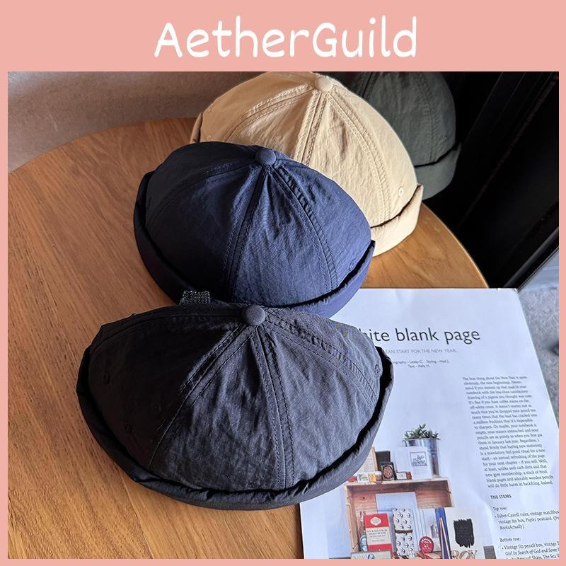 Fashion Solid Color Letter Decoration Neutral Casual Dome Hat Autumn For