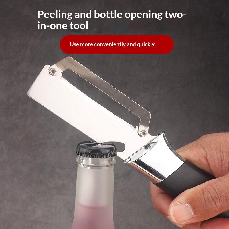 1Pcs Stainless Steel Peeler Handle Kitchen Fruit Vegetable Slicer Blade For Potato Carrot  Prep Tool
