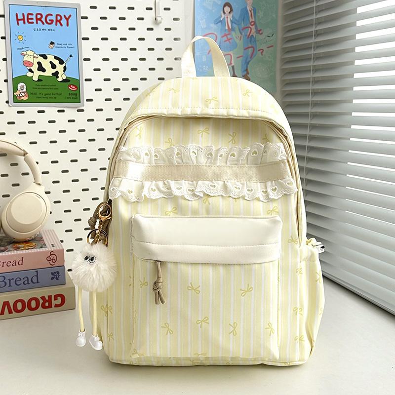 Schoolbag cute girl foreign style backpack Japanese small fresh casual light backpack student schoolbag college style travel bag
