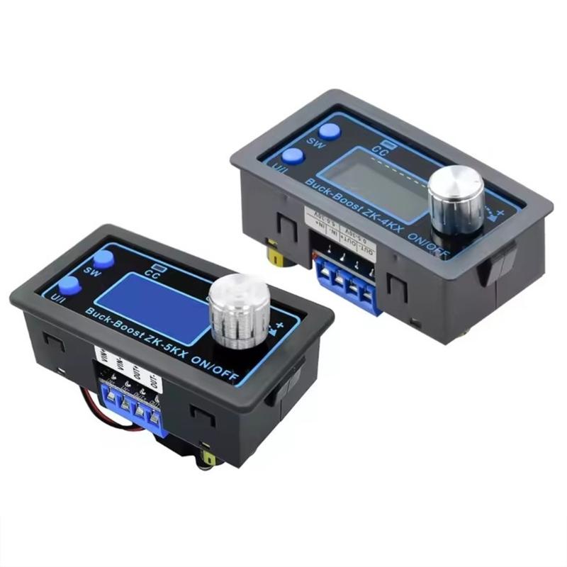 Digital Controlled Bucking Boost Converters Module 0.6-36V 5A Programmable Voltages Current Regulator Overload Protections