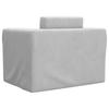 Kids  Sofa Bed Light Grey Soft Plush