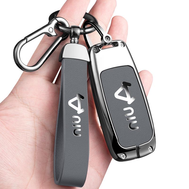 Little Cow Electric Vehicle Key Cover for M1/U1/NQI/U Models - Men's and Women's Remote Control Key Bag with Buckle