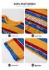 Love Sweet Girls' Cotton Color Block Striped T-Shirt - Short Sleeve Summer Top for Middle and Older Children