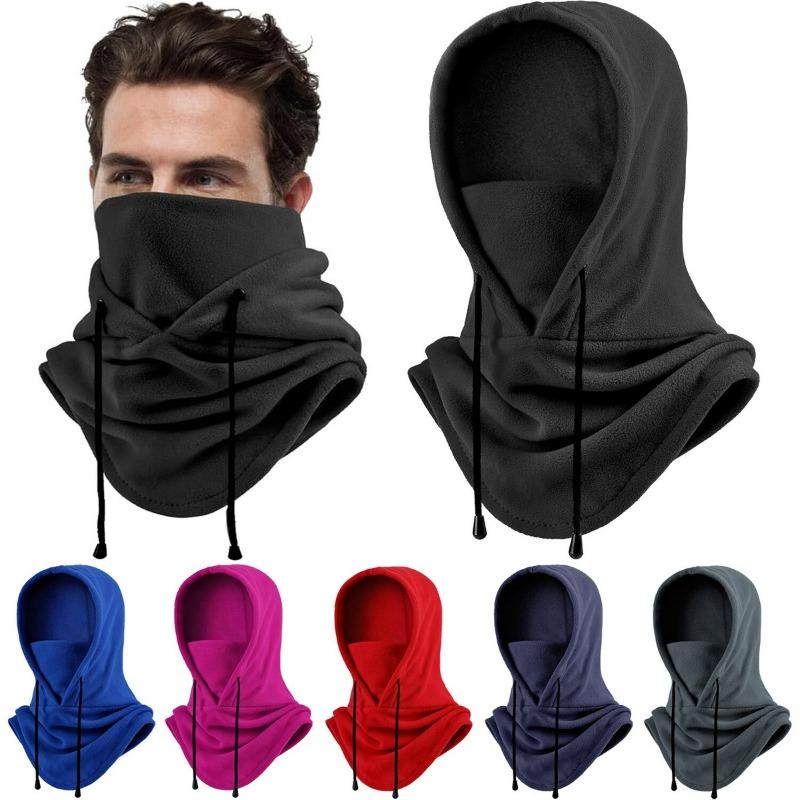 Neue Winter Thermo Fleece Sturmhaube Schal Ski Gesichtsmaske Nackenschutz Schlauchschal Kapuze Mütze Winddicht Kalt Warm Outdoor Reitmütze Sport