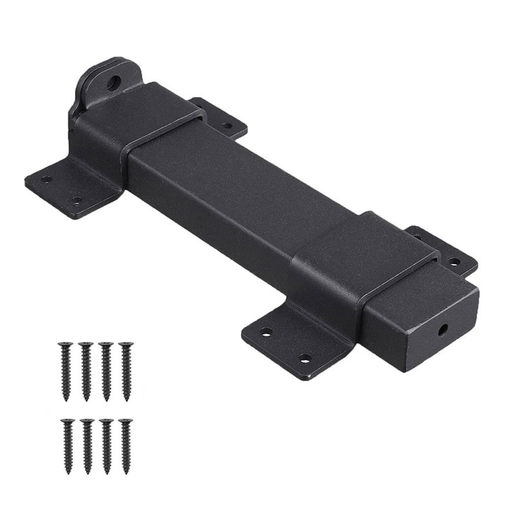 Sliding Door Lock with Padlock Hole Heavy Duty Latch Lock Outdoor Wooden Fence Latch Courtyard Sliding Barn Door Lock