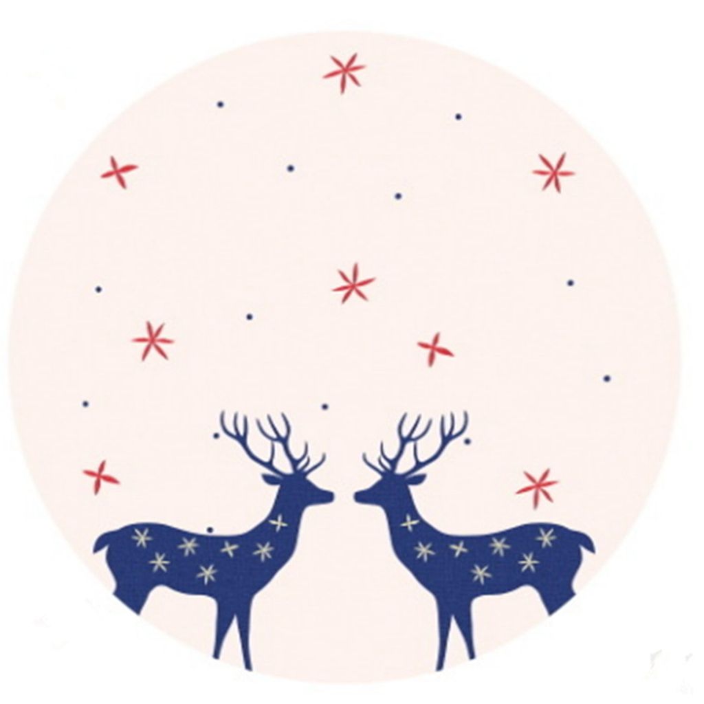 Reuseable 1 Pcs Flannelette DIY New Year Elk Party Supplies Floor Mat Cover Christmas Tree Skirt Xmas Decor Christmas Carpet