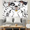 Dalmatian Paws And Collar Tapestry, Unique Design Tapestry, Suitable for Bedroom,Livingroom, Playroom,Heartwarming Fan Holiday Gifts