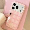 Drip Glue Powder Grid Pattern for Apple 17promax Phone Case 15 for IPhone 16 for Huawei for Samsung 13 Sweet Korean Series