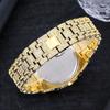 MISSFOX Men's Hip-Hop Fashion Chronograph: Full-Diamond Three-Eye Small Dial Sport Watch