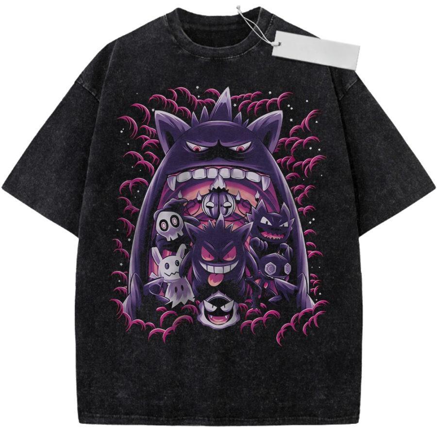 Unisex Black Washed Vintage T Shirt Dragon Ball Z Frieza and Goku Black High Quality Fabric for Fitness Casual Shopping