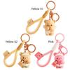 Cute Bear Keychain Cartoon Bear Keyring Backpack Charm Car Keyring Animal Key Ring Key Chain Gift for Women Men