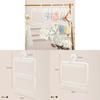 Modern Minimalist Plastic Baby Clothes Hanger With Clips For Home Wardrobe Storage