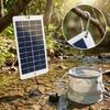Garden Pond Solar Water Pump Kit, 4.5W Monocrystalline Module, 5V Water Pump, 170L/H Flow, 1M Head for Outdoor Water Areas and Display Planning