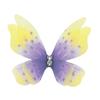 50Pcs Double-layer Chiffon Butterfly Embroidered Patches  Bridal Hair Accessories