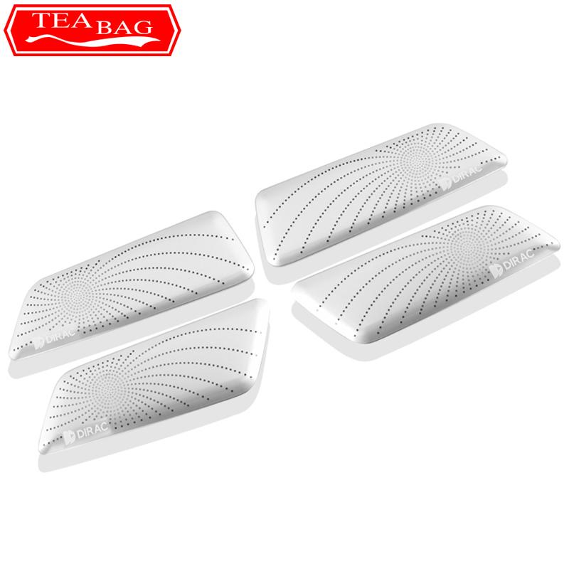 For BYD Seal U Sealion 6 Song Plus 2024 Car Styling Door Speaker Cover Sticker Stainless Steel Horn Frame Auto Accessories