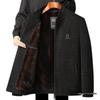 Men's Corduroy Velvet-Lined Jacket for Middle-Aged and Elderly - Autumn/Winter Warmth