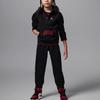 Jordan Lässiger Sportanzug Fleece Buchstabe Bequem Weich Kinderanzug Schwarz IB8140-010