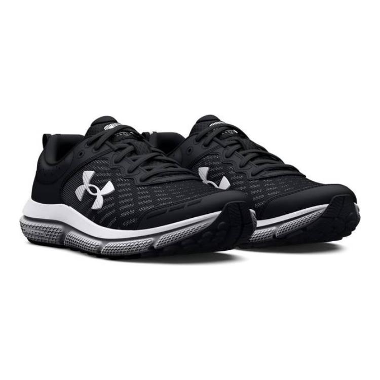Under Armour Assert 10 AC GS Black White Kids Sneakers 3026182-001