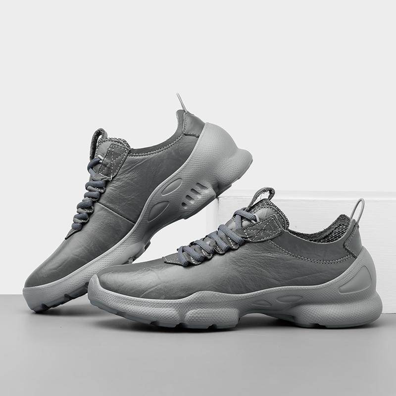 Fashion Genuine Leather Male Lace-Up Outdoor Shoes Male Comfortable Fashion Sneakers Formal Casual Footwear All-match Mens Walking Shoes