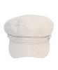 Yunibeosyeolkemiseuteuli Linen Logo Ivory Marine Cap