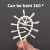 Yousheng 2/3/4/5Pcs Washing Machine Brush 360 Degree Bendable Washing Machine Brush Household Cleaning Brush Maintenance Tool