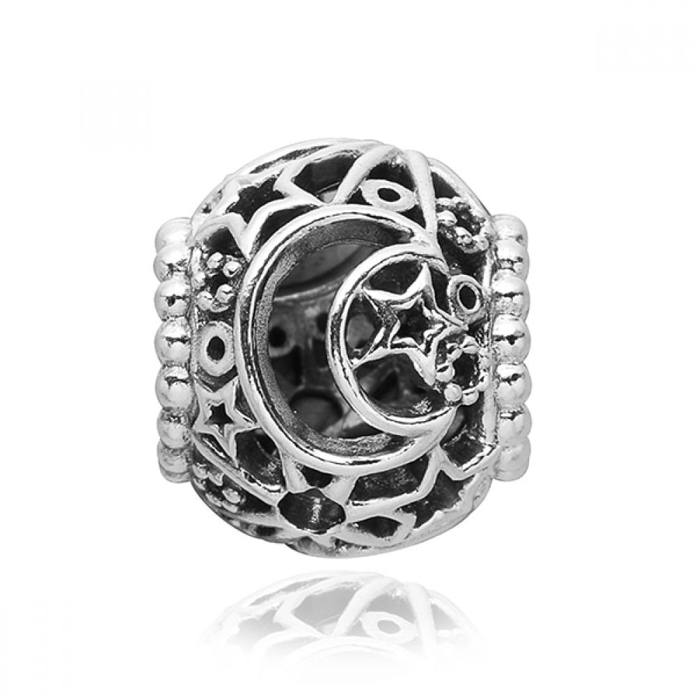 

Pandora 799183c00 Openwork Sun Star Moon Star Star Star Star Star Silver Charm 799183C00