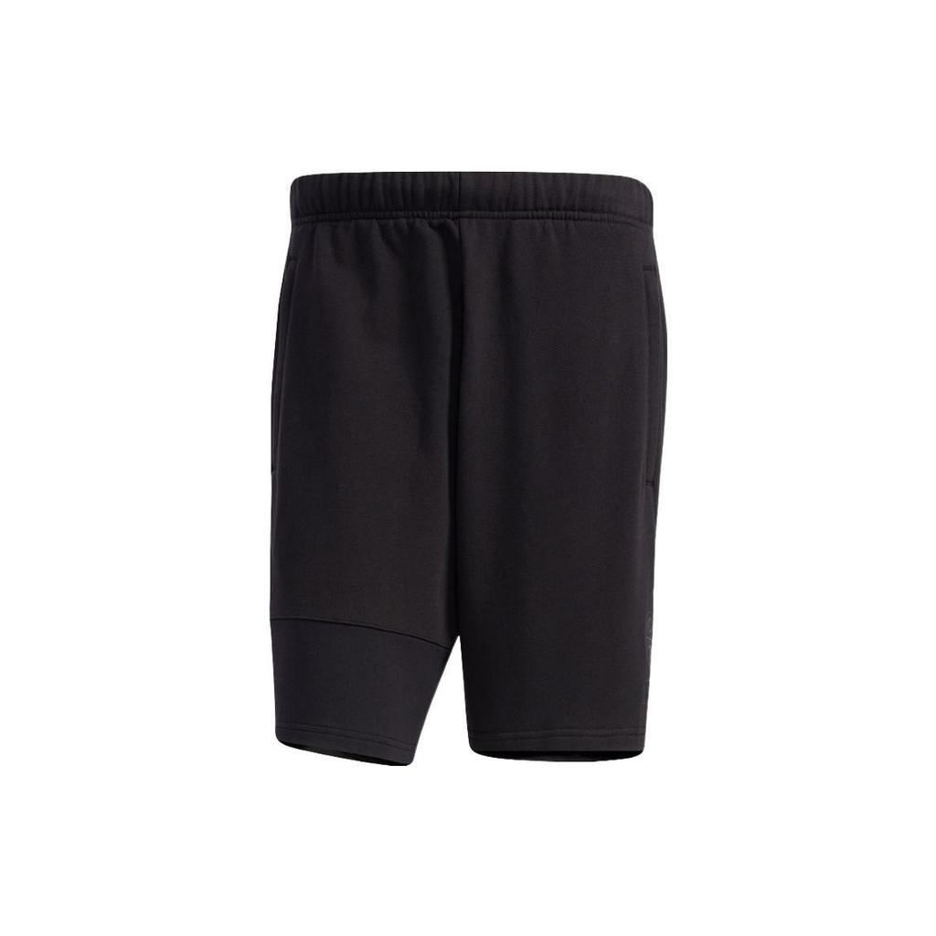 Adidas Solid Color Letter Print Basketball Shorts Men Bottoms Black GP0828