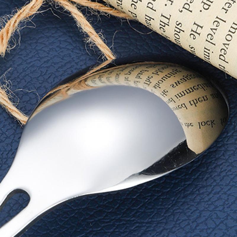 4Pcs/1Set Novelty Dinnerware Tableware Set 304 Stainless Steel Reusable Travel Cutlery Spoon Fork Knife Camping Utensils