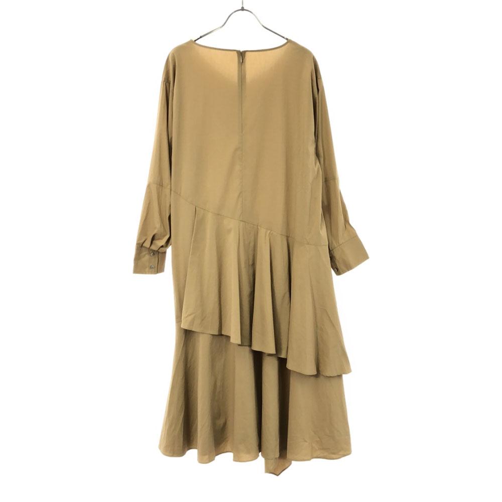 ELENDEEK Langarm Gerissenes Einteiler 2 Kamel Reißverschluss hinten Damen Gebraucht