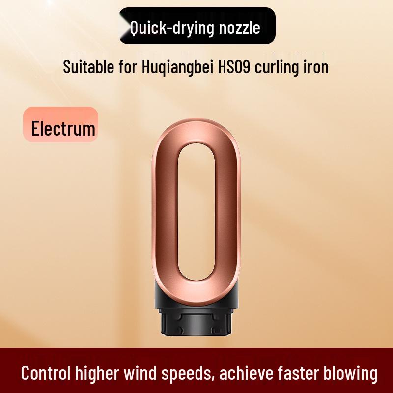 Huaqiangbei HS09 38MM Volumizing Curling Iron with Round Brush Styling Attachment