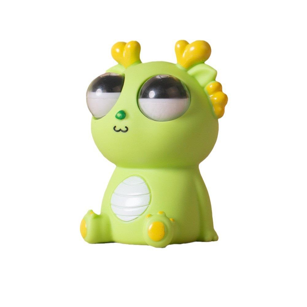 1Pc Cute Big Eyed Squishy Toy - Pop Eyes Fidget Keychain For Stress Relief Sensory Toy For Kids Adults Anxiety Relief Gift