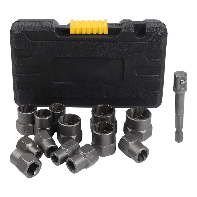 Home And Automotive Repair Bolt Extractor Set Automotive Repair Tool Kit Mechanic Tool Set Chromium-Molybdenum Steel