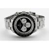 [HYAKUICHI 101] Classic Chronograph Non-Date 200m Waterproof Watch Center Chrono Men's Black Panda