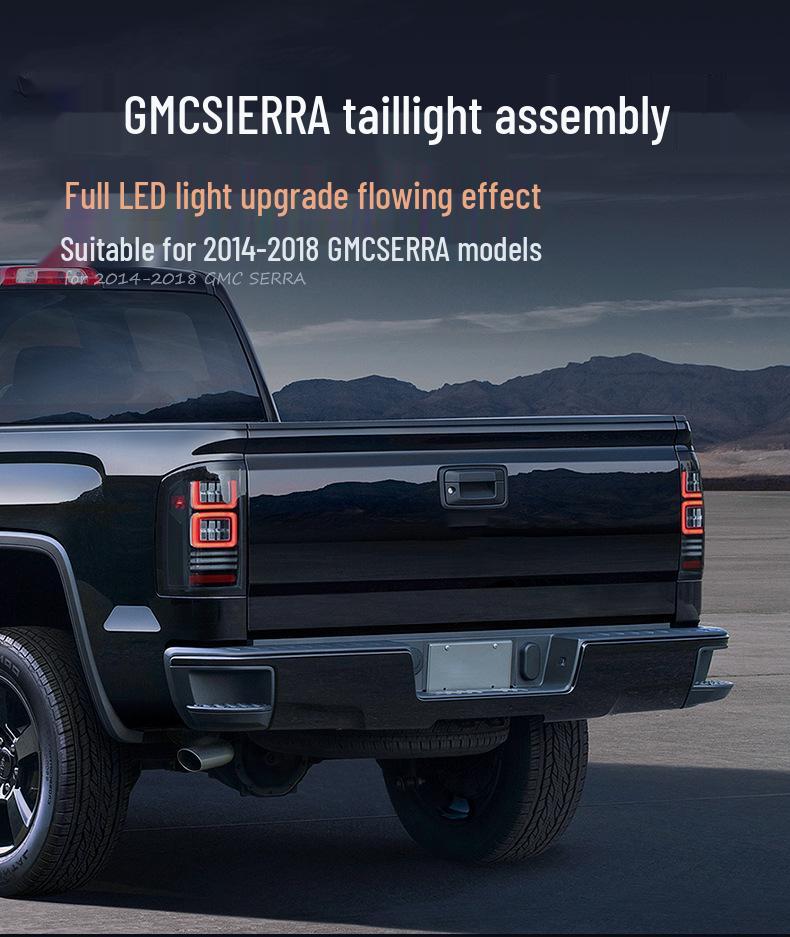Tail & Signal Lights for 2014-2018 GMC Sierra - Welcome & Brake Functionality