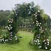 Mori-Style Floral Arch: Silk Flowers & Greenery for Weddings, Proposals, Birthdays, Window Displays & Photo Arrangements