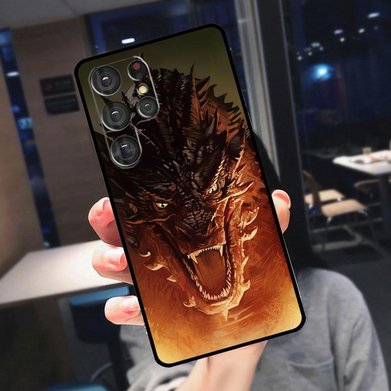 Dragon Cool Art Cover For Samsung Galaxy S25 S24 S21 S22 S23 Ultra S9 S10 Plus S24 FE S21 FE Phone Case
