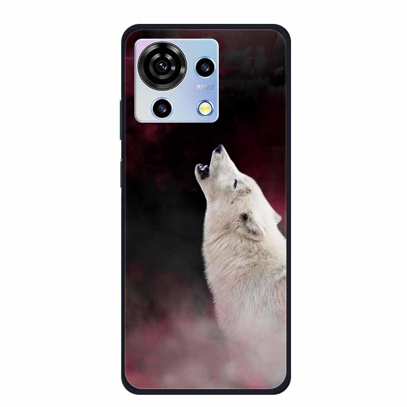 For ZTE V50 Vita Phone Case TPU Soft Back Cover Cartoon Luxury Silicone Phone Cases for ZTE Blade V40 V 40 50 Vita Animal Funda